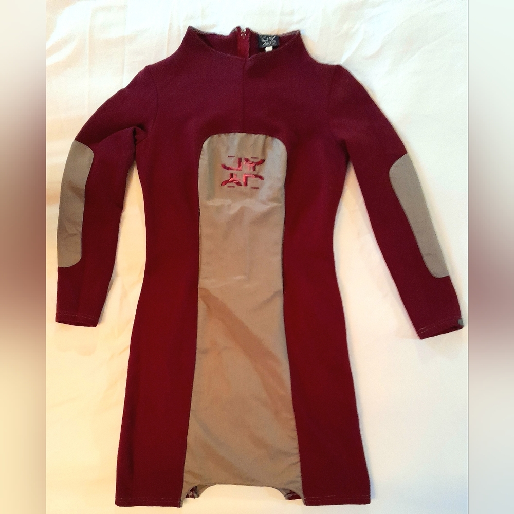 RARE, UNIQUE Rave, Trekky, Form Fitting, Reflective Pencil Dress